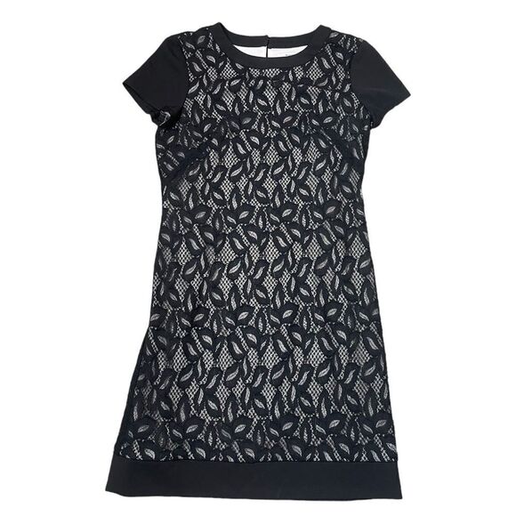 White House Black Market Lace Shift Dress Size 6 - Picture 1 of 12